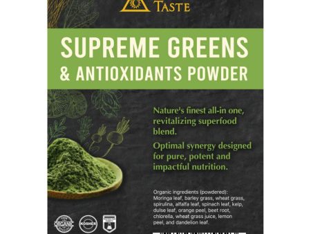 Alchemy Taste Organic Supreme Greens (454g) Online Sale