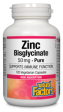 Natural Factors Zinc Bisglycinate 50mg (120Vcaps) For Sale