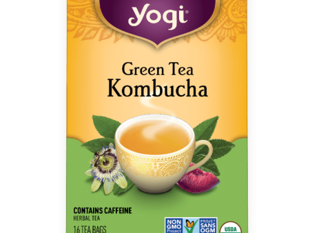 Yogi Green Tea Kombucha (16 Bags) Online