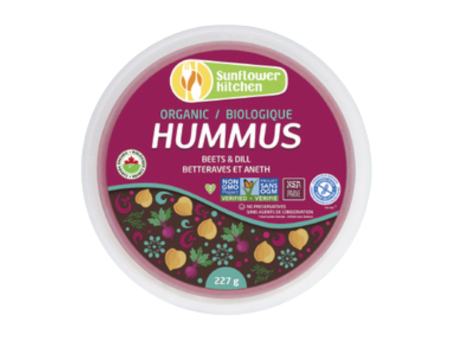 Sunflower Kitchen Organic Hummus Beets & Dill (227g) For Cheap