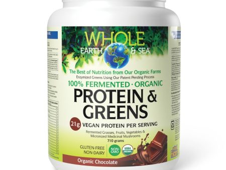 Whole Earth & Sea Fermented Protein & Greens - Chocolate (710g) Cheap