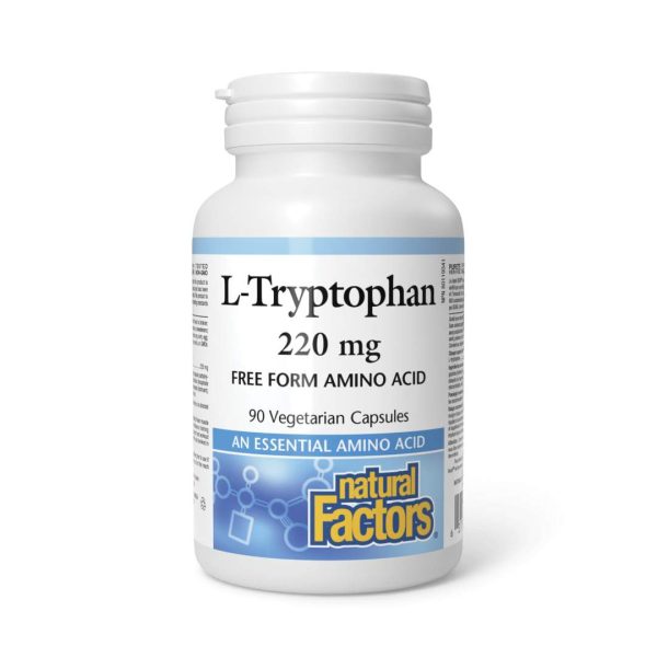 Natural Factors L-Tryptophan 220mg (90Vcaps) For Discount