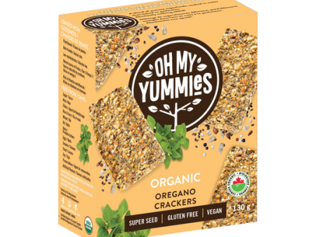 Oh My Yummies Crackers - Oregano (130g) For Discount