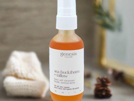 Genesis Tallow - Sea Buckthorn & Tallow Face Oil Cleanser (59ml) For Discount