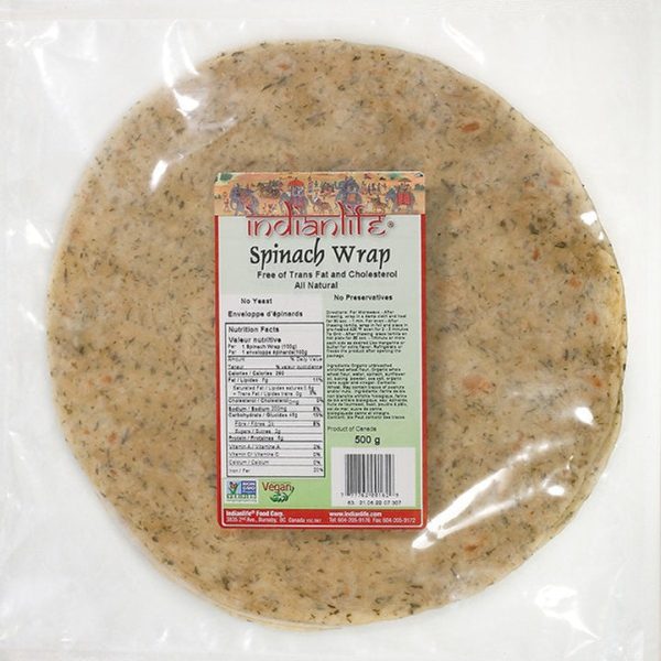 Indianlife Spinach Wrap (500g) Discount