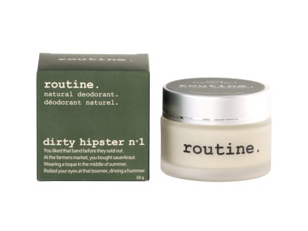 Routine Natural Deodorant - Dirty Hipster (58g) Online