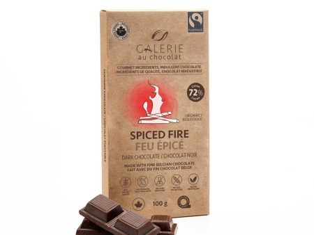 Galerie Au Chocolat Dark Chocolate Spiced Fire (100g) For Discount