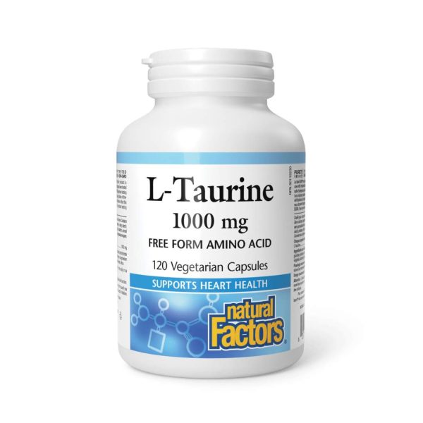 Natural Factors L-Taurine 1000mg (120VCaps) Supply