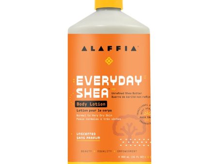 Alaffia Everyday Shea Body Lotion - Unscented (950ml) Cheap