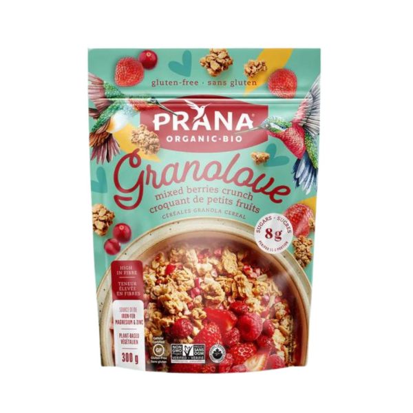 Prana Granolove Mixed Berry Crunch (300g) For Sale