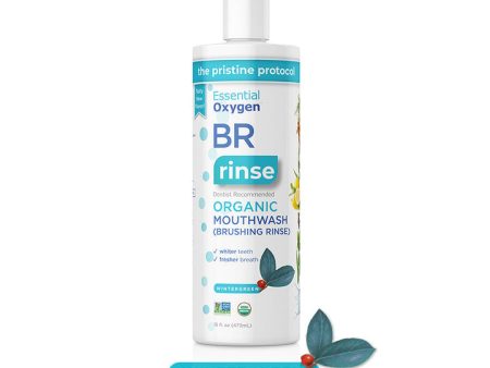 EssentialOxygen Organic Brushing Rinse - Wintergreen (473ml) Hot on Sale