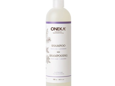 Oneka Shampoo - Angelica & Lavender (500ml) Online now