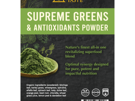 Alchemy Taste Organic Supreme Greens (227g) Supply