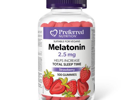 Preferred Nutrition Melatonin 2.5mg (100 Gummies) Hot on Sale