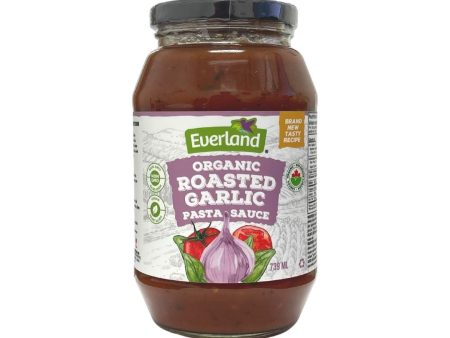 Everland Organic Pasta Sauce - Roasted Garlic (739ml) Online Hot Sale