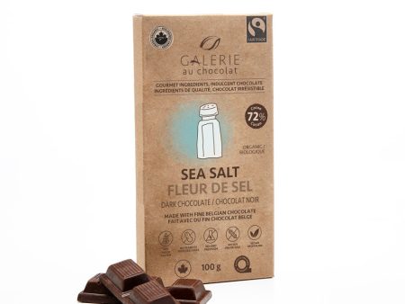 Galerie Au Chocolat Dark Chocolate Sea Salt (100g) Online Sale