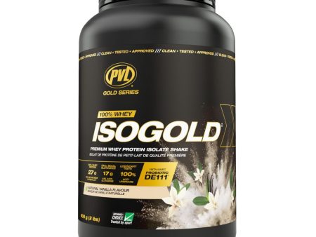 PVL ISOGOLD Whey - Natural Vanilla (908g) Online Sale