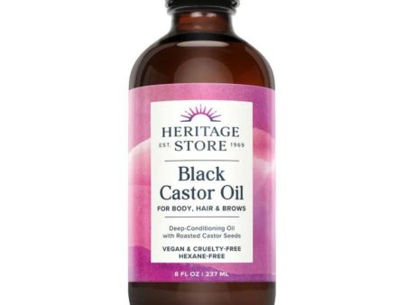 Heritage Black Castor Oil (237ml) Hot on Sale