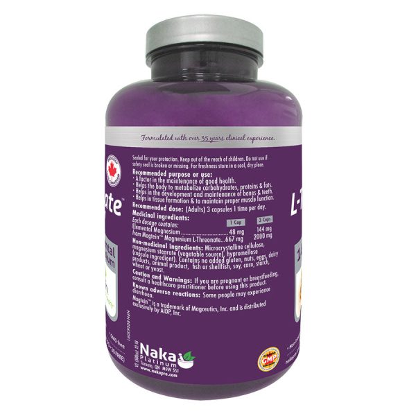 Naka Magnesium L-Threonate (120 VCaps) Online