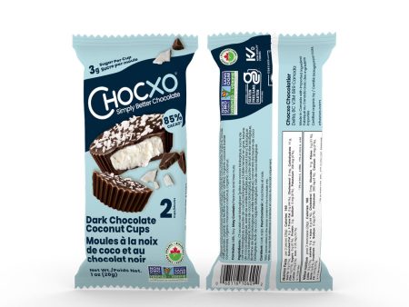 ChocXo Dark Chocolate Coconut Cups (2 cups) Hot on Sale