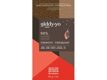 Giddy Yoyo XDark 90% Cacao Dark Chocolate (60g) Fashion