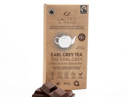 Galerie Au Chocolat Dark Chocolate Earl Grey Tea (100g) Online Hot Sale