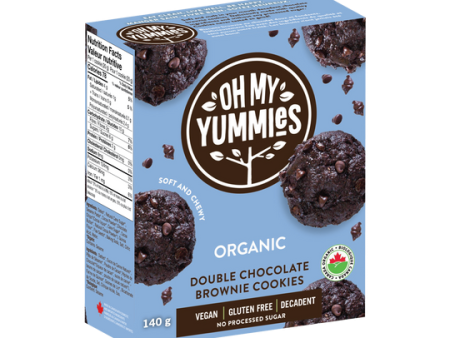 Oh My Yummies Double Chocolate Brownie Cookies (140g) Hot on Sale