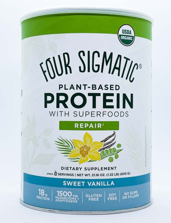 Four Sigmatic Plant-Based Protein - Sweet Vanilla (600g) Cheap