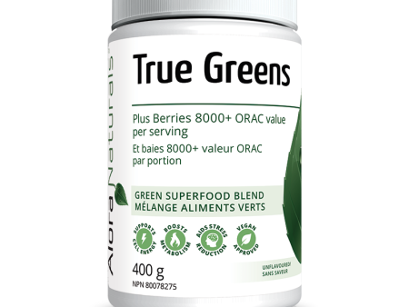 Alora Naturals True Greens - Unflavoured (400g) Hot on Sale