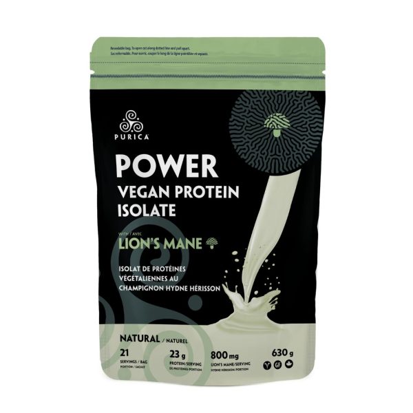 Purica Power Vegan Protein With Lion s Mane (630g) Online Hot Sale