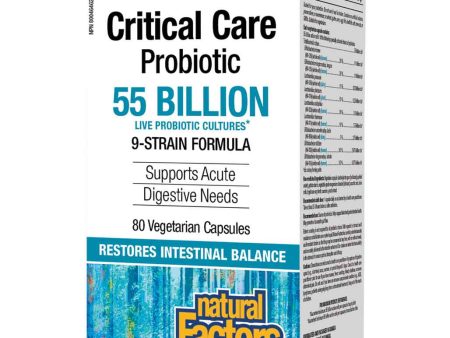 Natural Factors Critical Care Probiotic 55 Billion (80 VCaps) Online Hot Sale