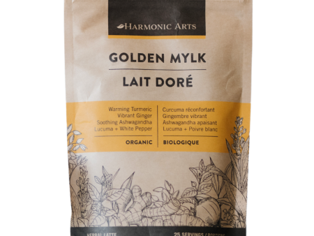 Harmonic Arts Herbal Latte - Golden Mylk (125g) For Cheap