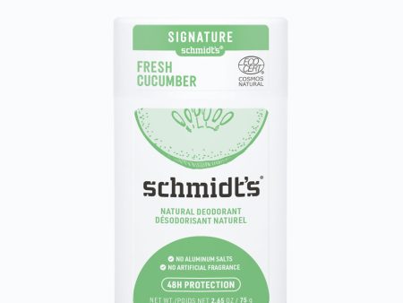 Schmidt s Natural Deodorant - Fresh Cucumber (75g) Online