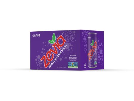 Zevia Grape Soda (6pk) Hot on Sale