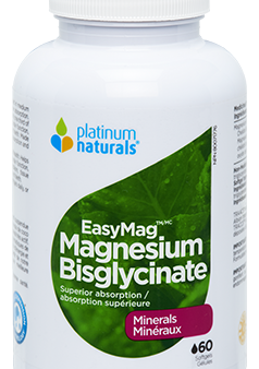 Platinum Naturals EasyMag Magnesium Bisglycinate (60 Softgels) Online