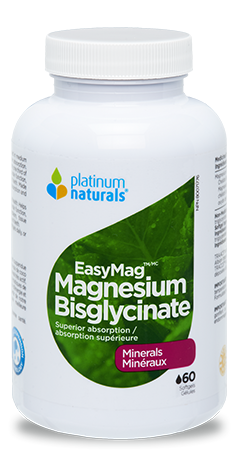 Platinum Naturals EasyMag Magnesium Bisglycinate (60 Softgels) Online