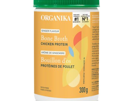 Organika Chicken Bone Broth Protein Powder - Ginger (300g) For Discount