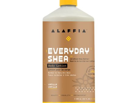 Alaffia Everyday Shea Body Lotion - Vanilla (950ml) Online Sale