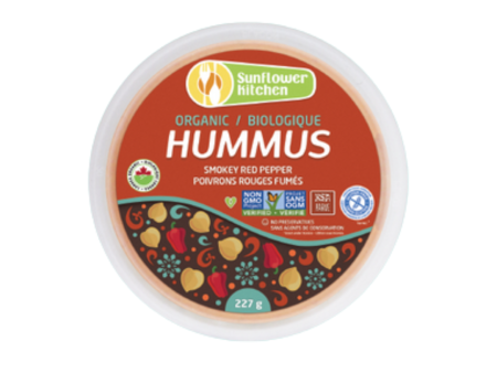 Sunflower Kitchen Organic Hummus Smokey Red Pepper (227g) For Discount