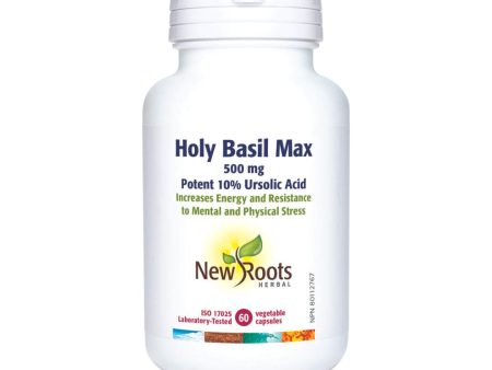 New Roots Holy Basil Max (60vcaps) For Discount