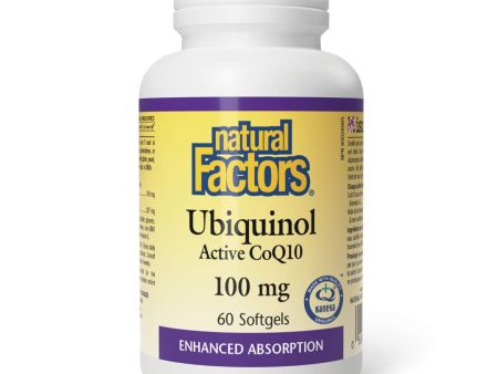 Natural Factors Ubiquinol Active CoQ10 (100mg) (60 SoftGels) Cheap