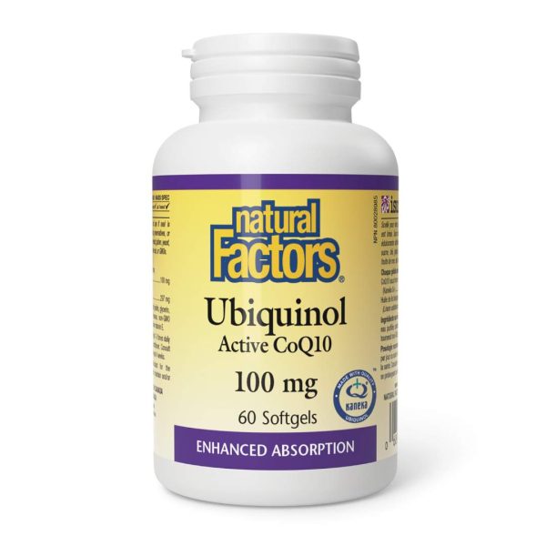 Natural Factors Ubiquinol Active CoQ10 (100mg) (60 SoftGels) Cheap