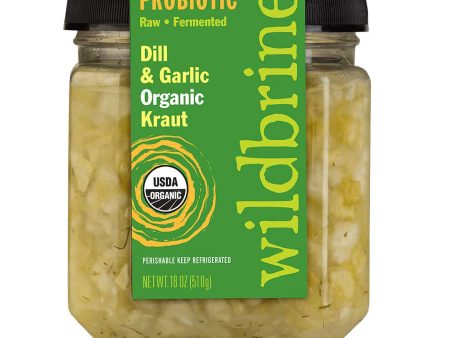 Wildbrine Dill & Garlic Kraut (500mL) Fashion