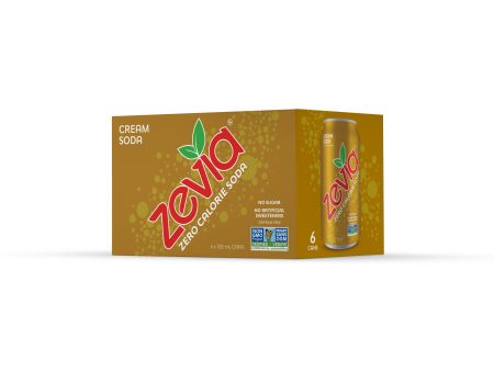 Zevia Cream Soda (6pk) Online Hot Sale