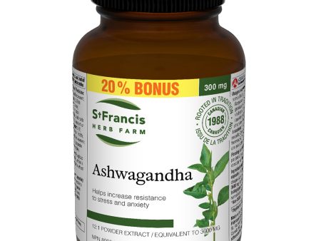 St. Francis Ashwagandha BONUS (72vcaps) Fashion