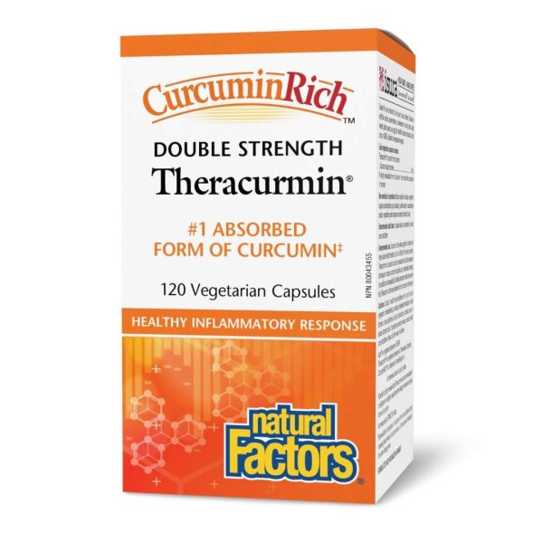 Natural Factors CurcuminRich Double Strength Theracurmin (120 VCaps) Cheap