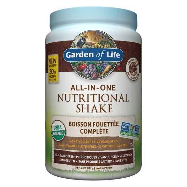 Garden of Life All-In-One Shake - Chocolate (1017g) For Cheap