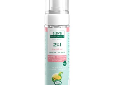 Aleva Naturals Baby Sensitive Shampoo + Body Wash (200ml) Cheap