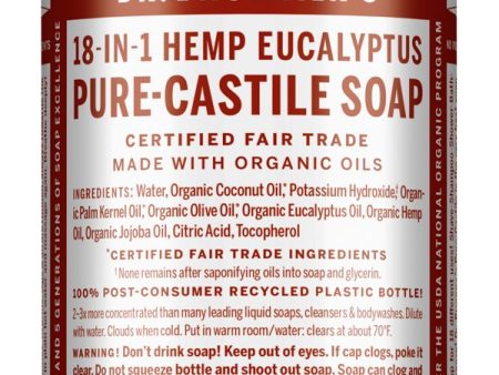 Dr. Bronner s Castile Liquid Soap - Eucalyptus (473ml) Sale