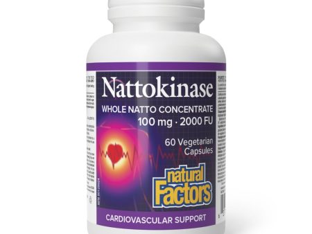 Natural Factors Nattokinase 100mg (60 VCaps) on Sale